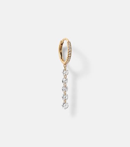 Piercing 18kt single earring with diamonds - Persee - Modalova
