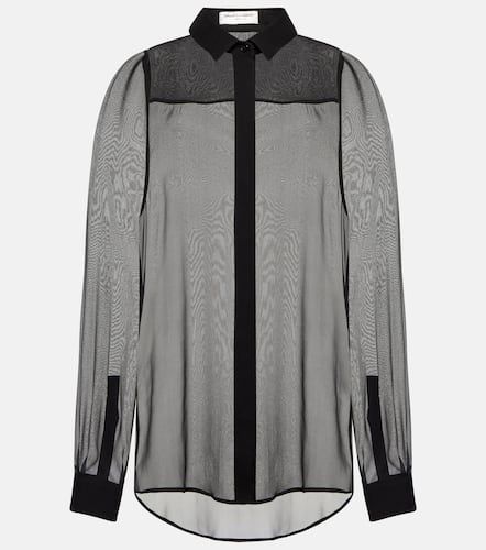 Saint Laurent Sheer silk shirt - Saint Laurent - Modalova