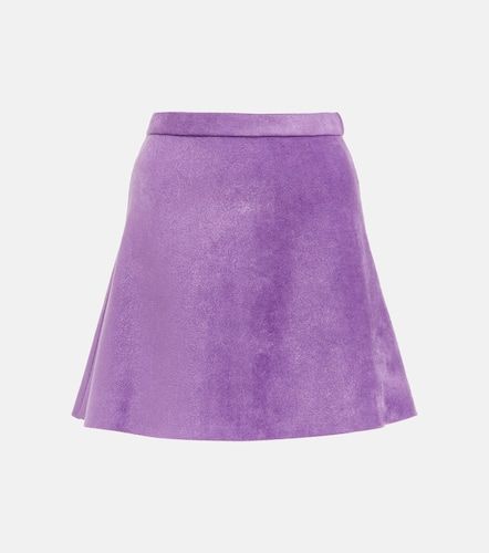 AlaÃ¯a Velvet miniskirt - Alaia - Modalova
