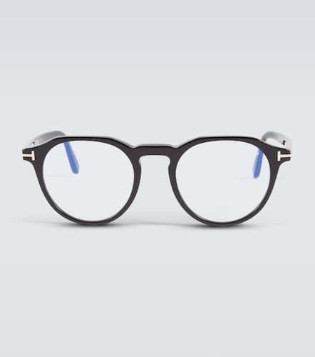 Tom Ford Runde Brille aus Acetat - Tom Ford - Modalova