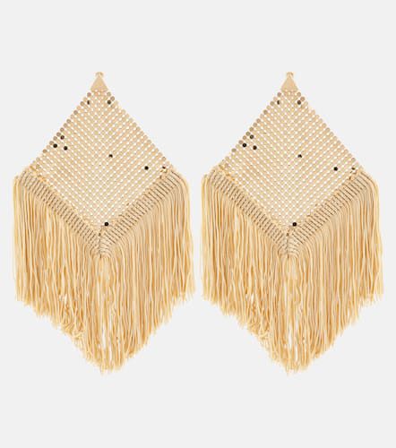 Rabanne Fringed chainmail earrings - Rabanne - Modalova