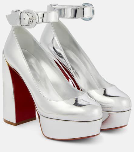 Movidastrap metallic leather pumps - Christian Louboutin - Modalova