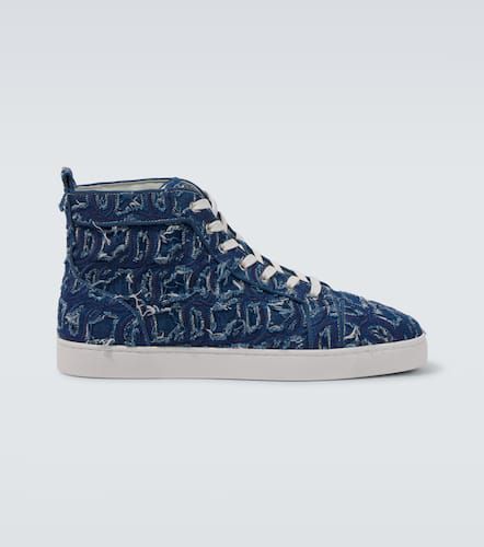 Louis denim high-top sneakers - Christian Louboutin - Modalova