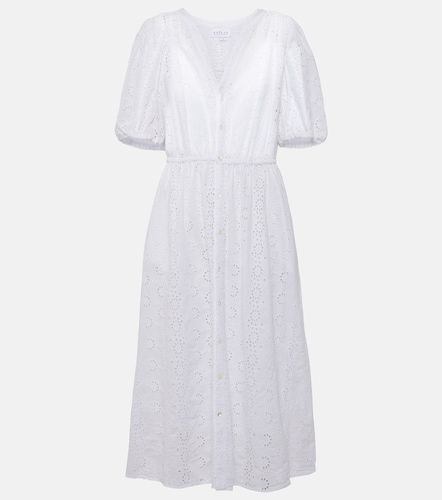 Besticktes Midikleid aus Baumwolle - Velvet - Modalova