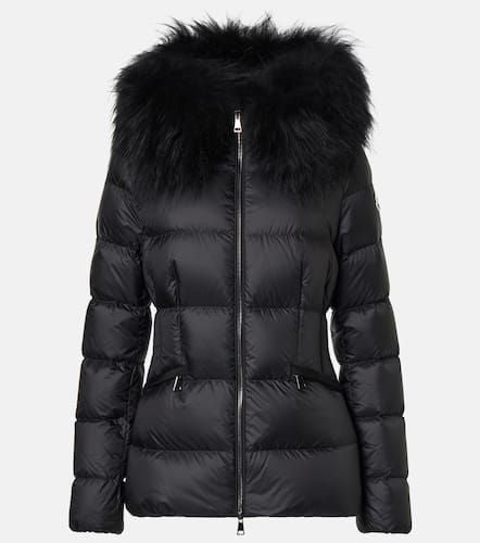 Boed shearling-trimmed down jacket - Moncler - Modalova