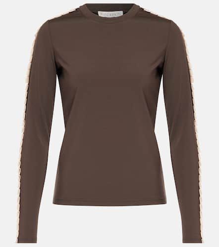 JW Anderson Top de jersey plisado - JW Anderson - Modalova