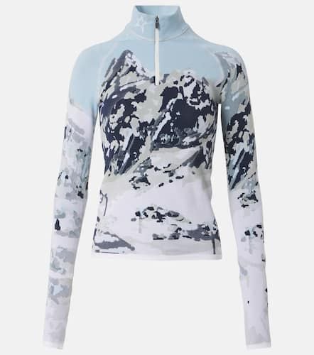 Jacquard half-zip ski top - Perfect Moment - Modalova