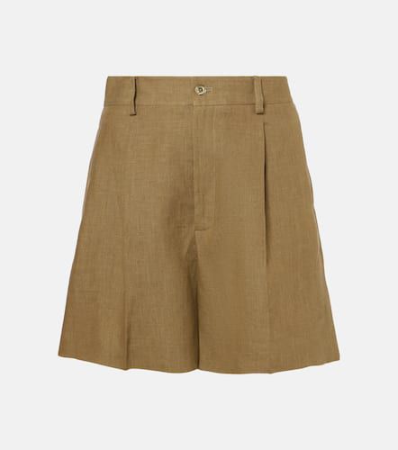 Tracy pleated linen shorts - Ralph Lauren Collection - Modalova