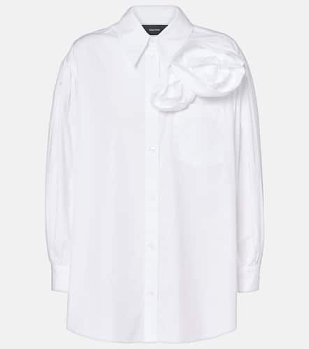 Floral-appliquÃ© cotton shirt - Simone Rocha - Modalova