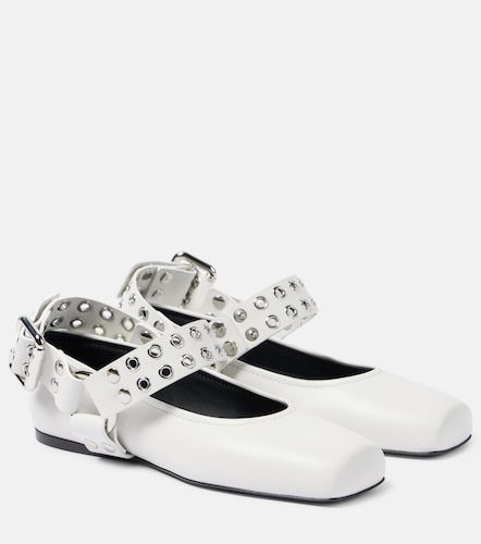 Alaïa Ballerine in pelle con borchie - Alaia - Modalova