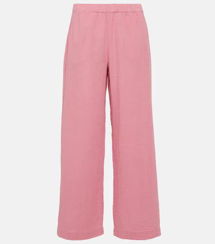 Jerry cotton gauze wide-leg pants - Velvet - Modalova