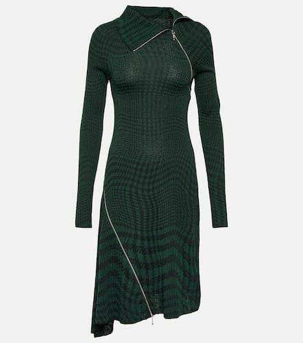 Check wool-blend midi dress - Burberry - Modalova