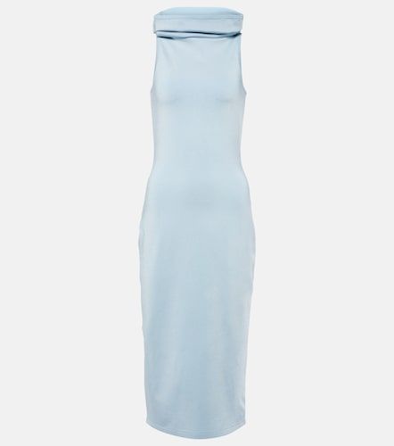 Alaia Hooded jersey midi dress - Alaia - Modalova