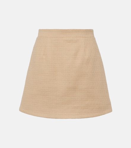 High-rise cotton-blend tweed miniskirt - Patou - Modalova