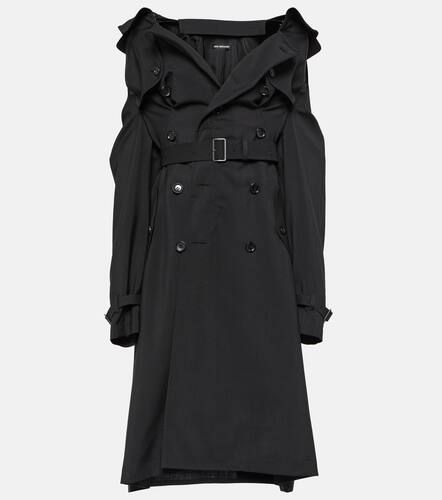 Cutout wool and mohair midi dress - Junya Watanabe - Modalova