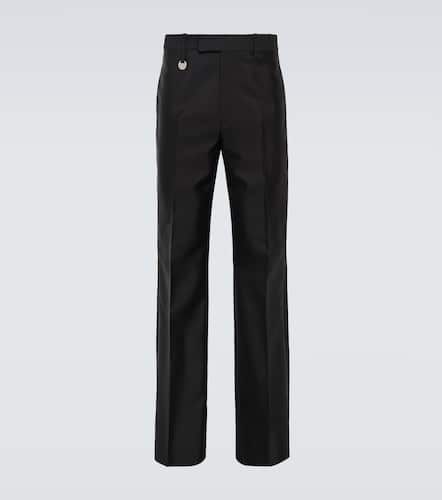 EKD wool and silk straight pants - Burberry - Modalova