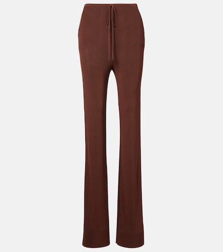 Aya Muse Pantaloni flared in maglia - Aya Muse - Modalova