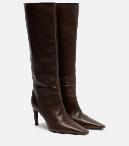 Botas altas de piel con cuentas Monili - Brunello Cucinelli - Modalova