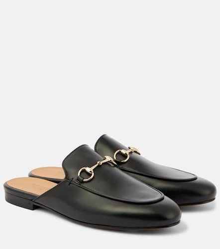 Princetown Horsebit GG leather mules - Gucci - Modalova