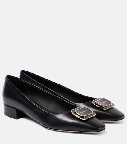 Venera 20 leather ballet flats - Ferragamo - Modalova