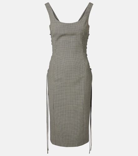 McQueen Abito midi a quadretti - McQueen - Modalova