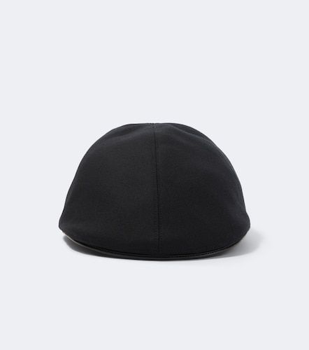 Wool and cashmere flat cap - Giorgio Armani - Modalova