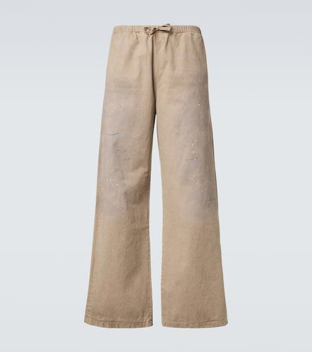 Pantaloni a gamba larga in twill di cotone - Acne Studios - Modalova