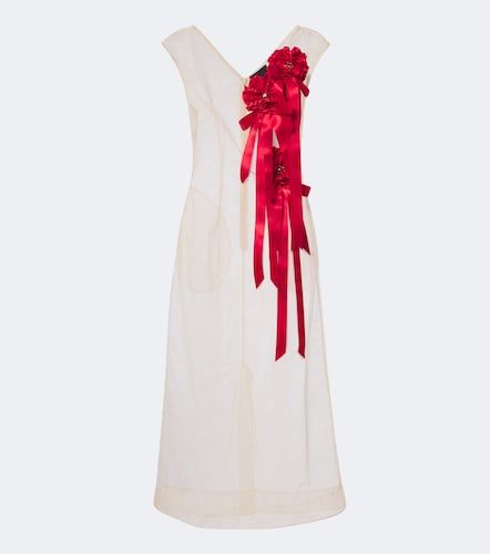 Vestido midi de tul adornado - Simone Rocha - Modalova