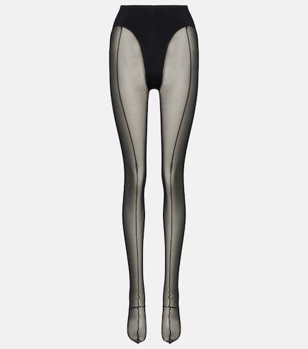 Mugler re/edit sheer tulle tights - Mugler - Modalova