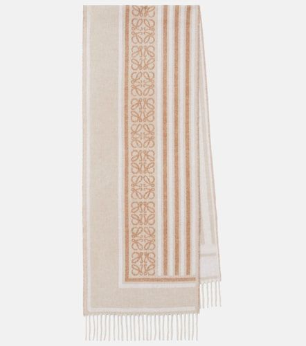 Sciarpa Anagram in lana e cashmere - Loewe - Modalova