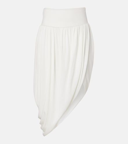 Alaia Asymmetric jersey midi skirt - Alaia - Modalova