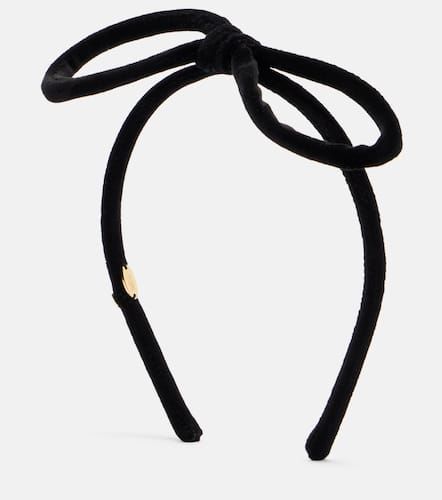 VLogo cotton velvet headband - Valentino - Modalova