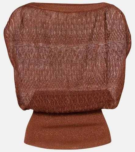 Zimmermann Awaken lamÃ© lace top - Zimmermann - Modalova