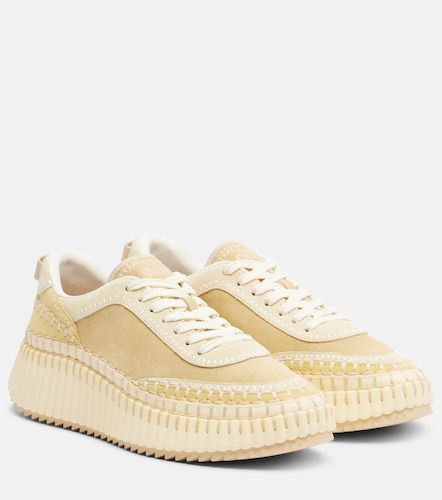 Chloe Nama suede platform sneakers - Chloe - Modalova