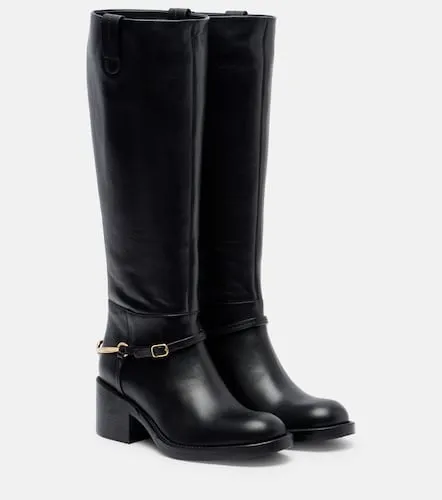 Dakota leather knee-high boots - Chloe - Modalova