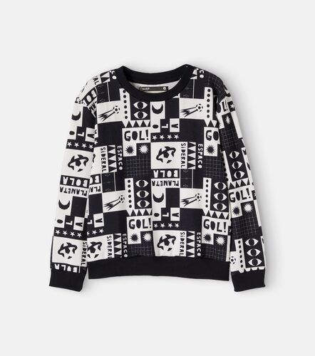 Fábula Sudadera en mezcla de algodón estampada - Fabula - Modalova