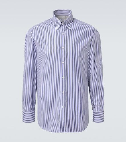 Camicia in cotone a righe - Brunello Cucinelli - Modalova