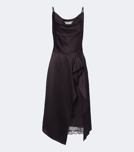 Vestido lencero de satén con encaje - Acne Studios - Modalova
