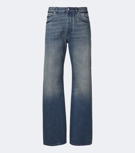Jeans rectos con efecto desgastado - Dries Van Noten - Modalova