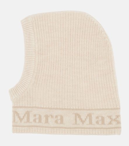 Logo intarsia wool balaclava - Max Mara - Modalova