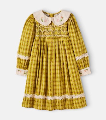 Vestido Saphira de algodón a cuadros - Bebe Organic - Modalova