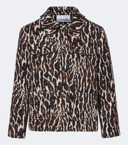 Chaqueta de jacquard estampada - Ganni - Modalova