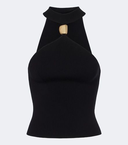 Renlen embellished halterneck wool top - Simkhai - Modalova
