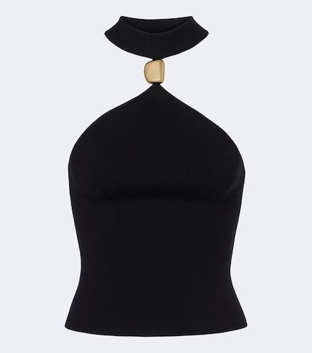 Renlen embellished halterneck wool top - Simkhai - Modalova