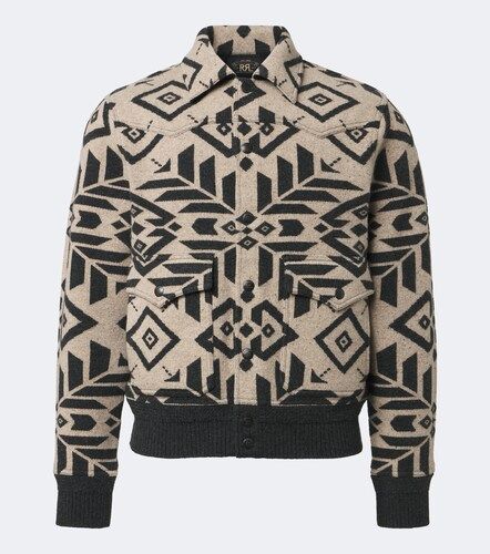 RRL Chaqueta de jacquard de lana - RRL - Modalova