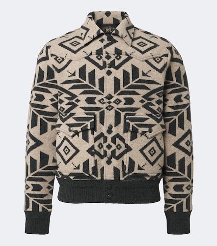RRL Wool jacquard blouson jacket - RRL - Modalova