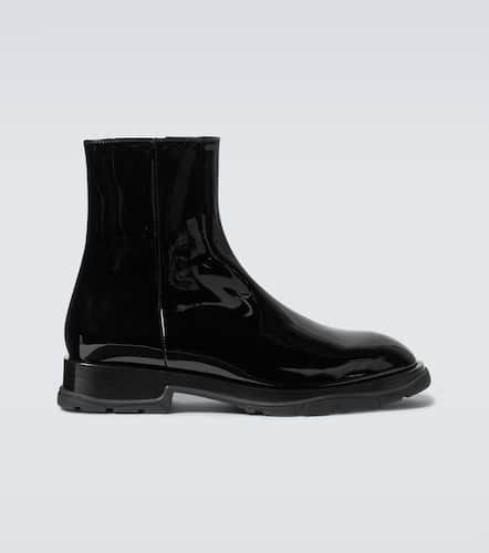 Ankle Boots Slim Tread aus Lackleder - Alexander McQueen - Modalova