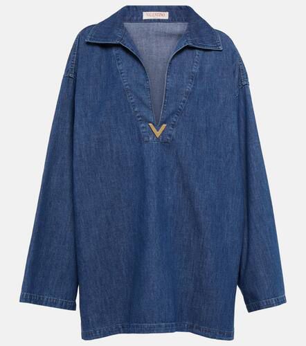 Valentino VGOLD cotton chambray top - Valentino - Modalova