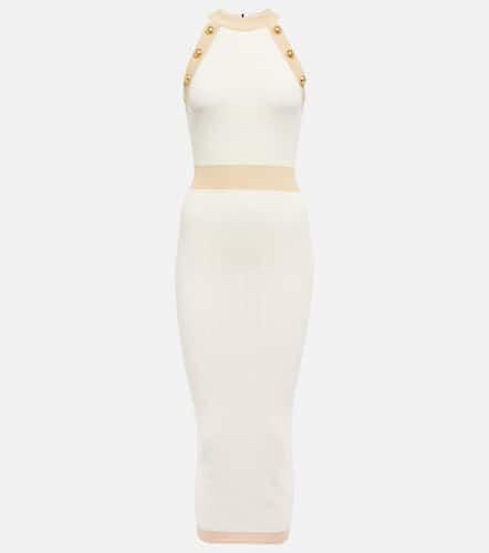 Balmain Ribbed-knit midi dress - Balmain - Modalova