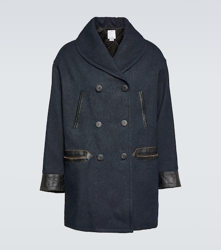 Visvim Wool and linen twill peacoat - Visvim - Modalova